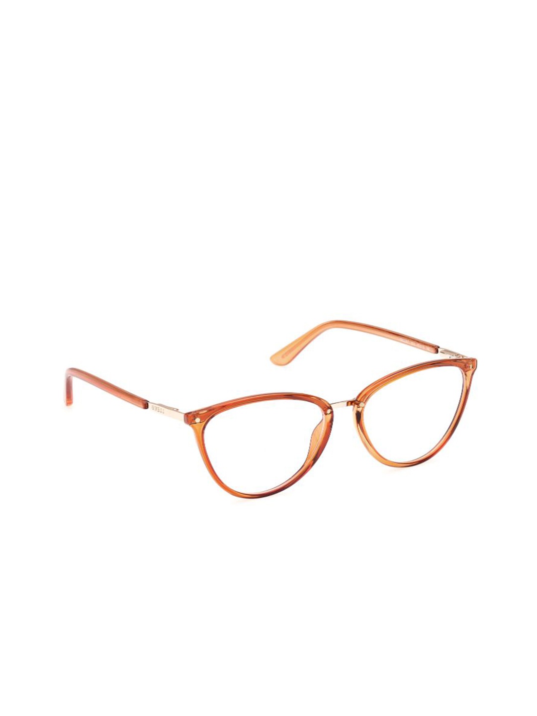 

GUESS Women Full Rim Cateye Frames, Brown