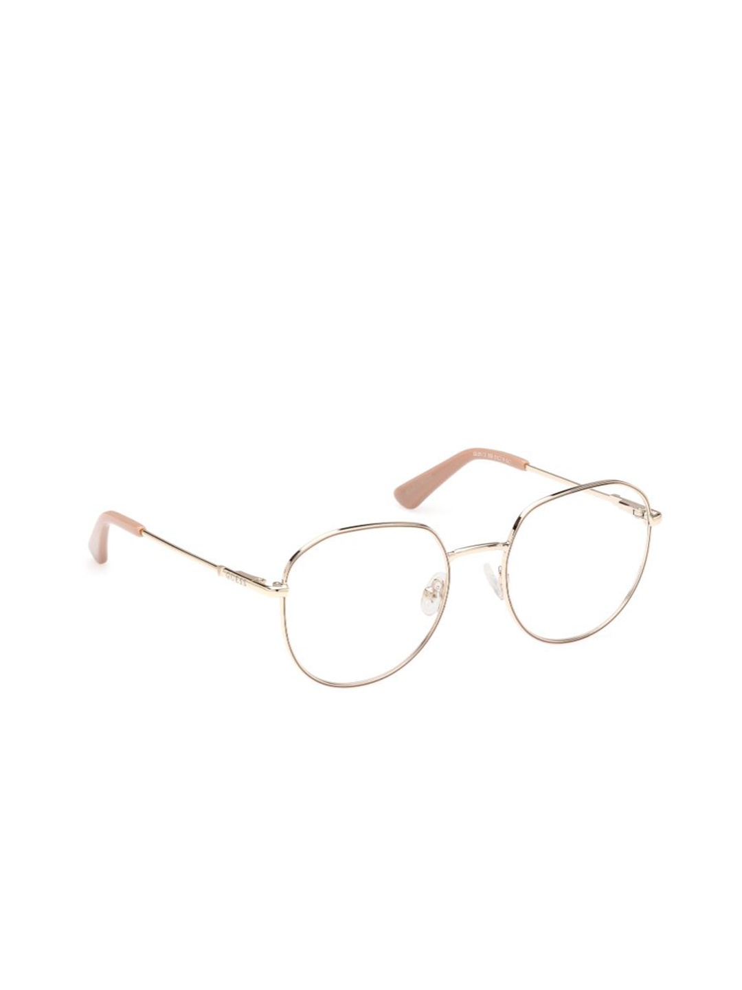 

GUESS Women Full Rim Oval Frames, Gold