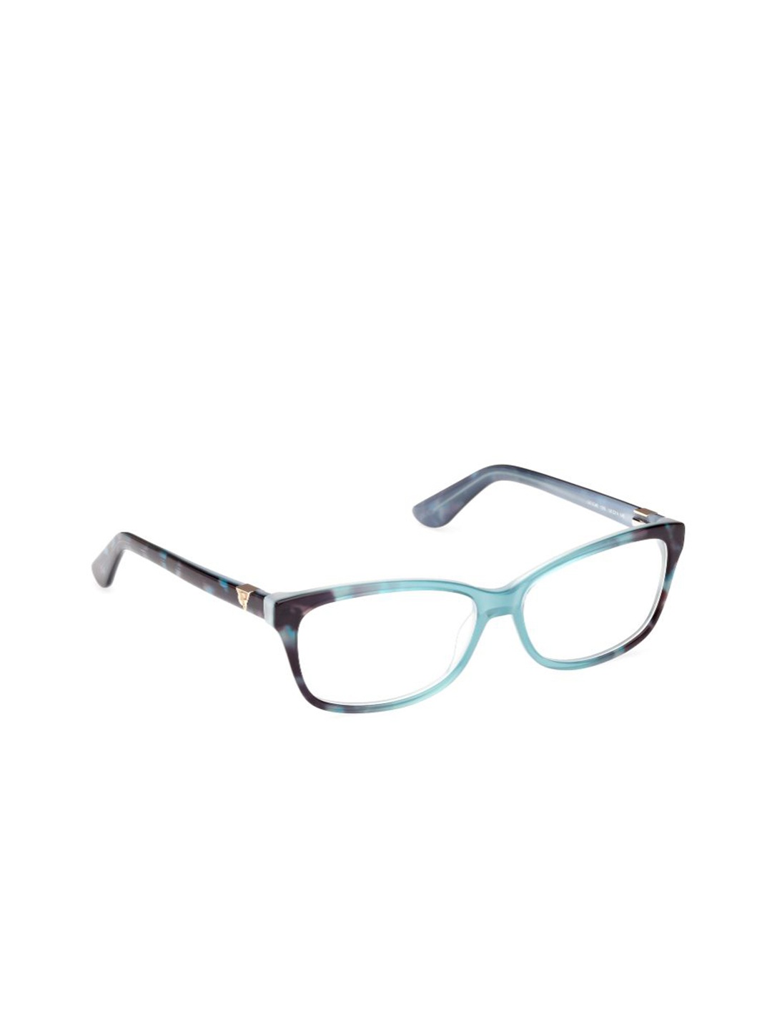 

GUESS Women Abstract Full Rim Rectangle Frames, Black