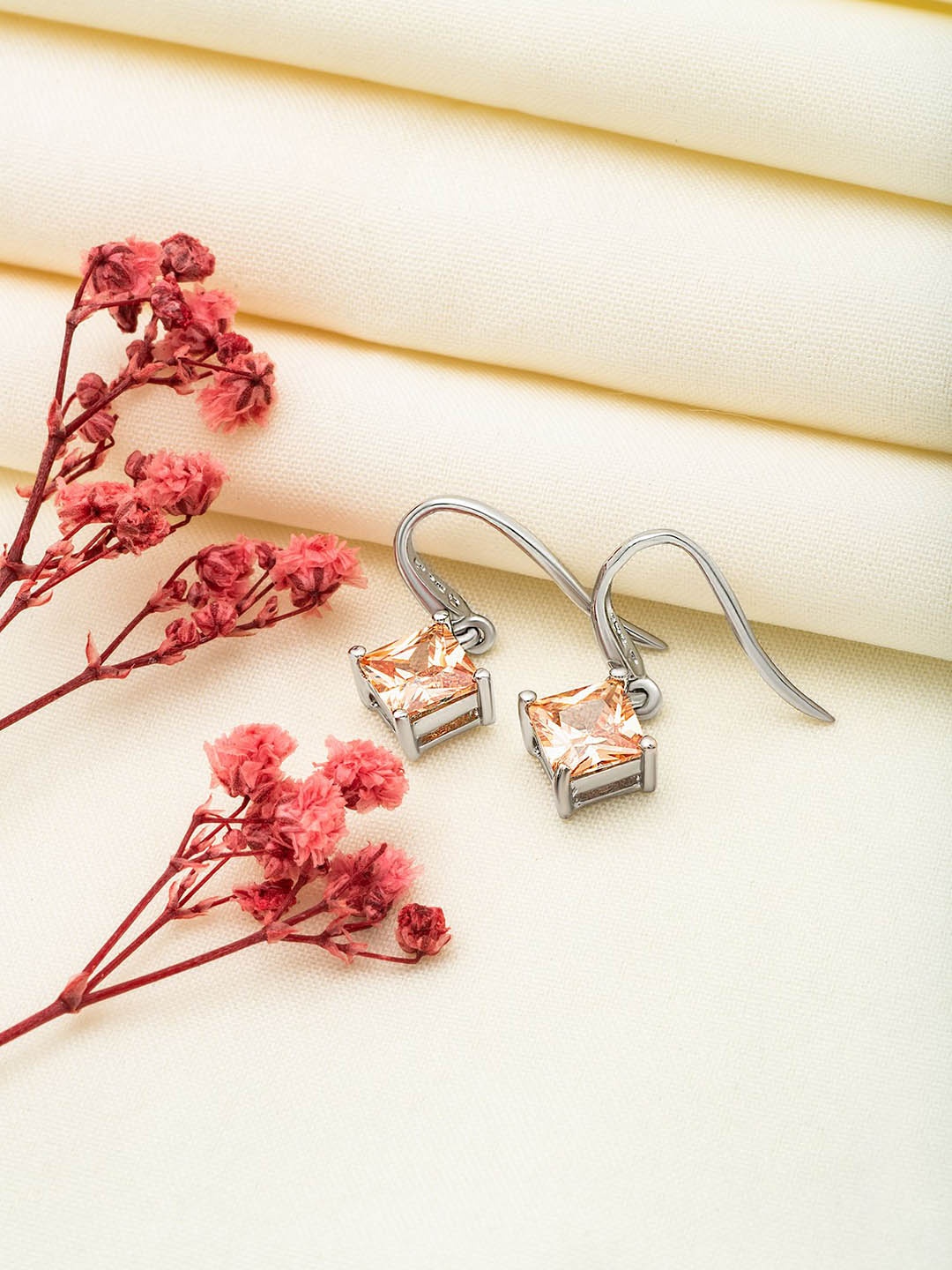 

SILBERRY Contemporary Hoop Earrings, Silver