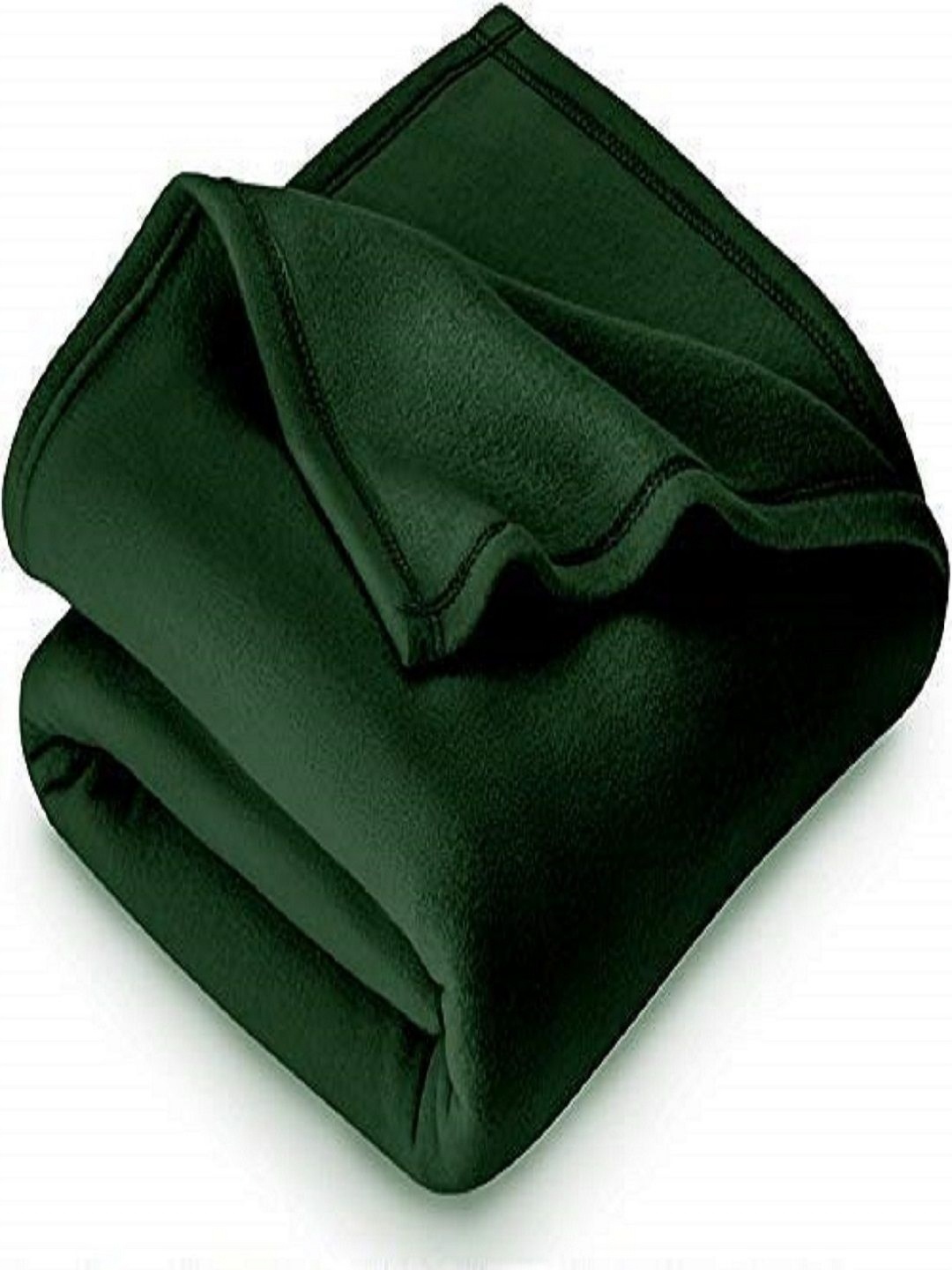 

CHICERY Green Fleece Mild Winter 210 GSM Single Bed Blanket