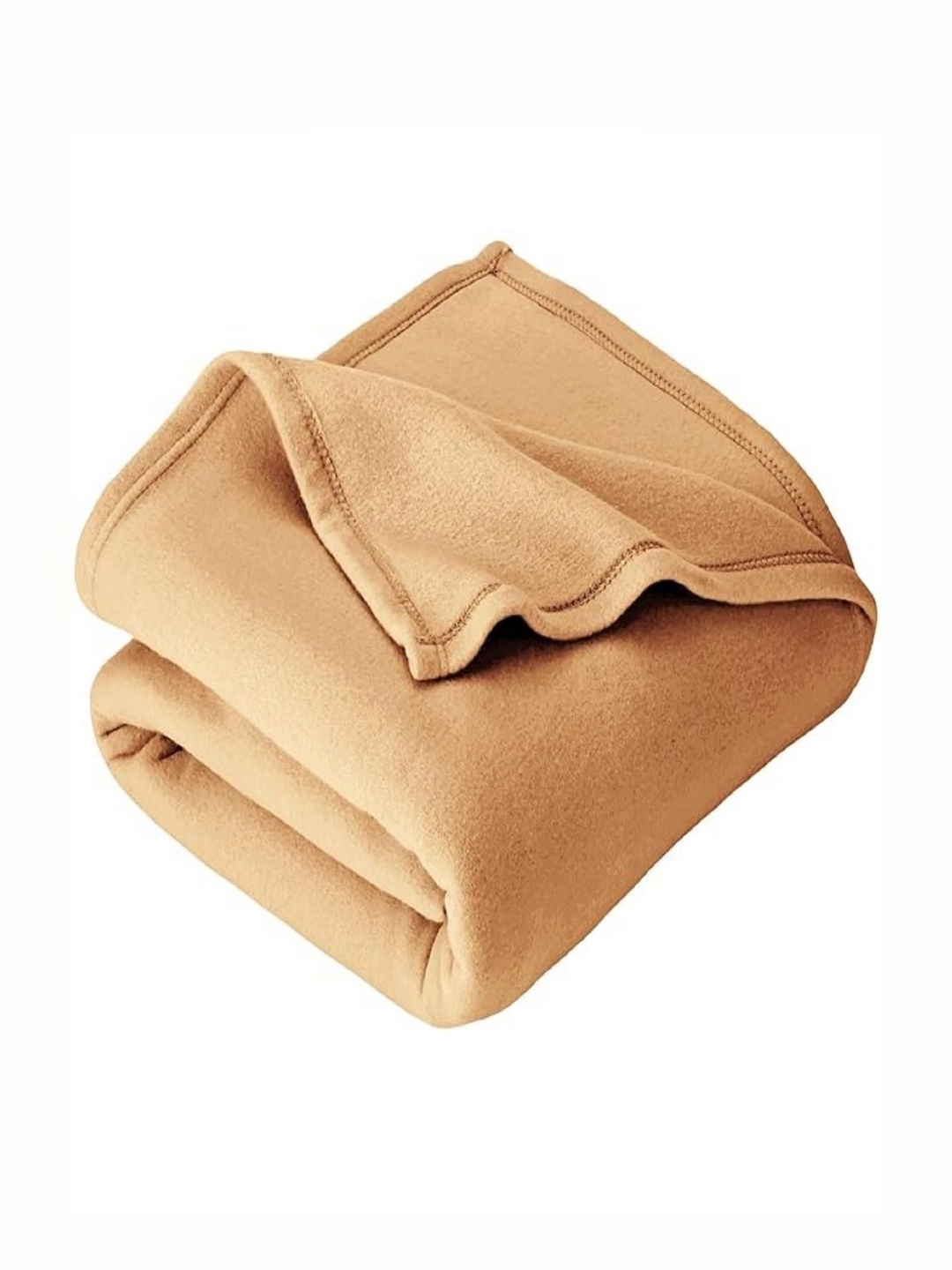 

CHICERY Beige Fleece Mild Winter 210 GSM Single Bed Blanket