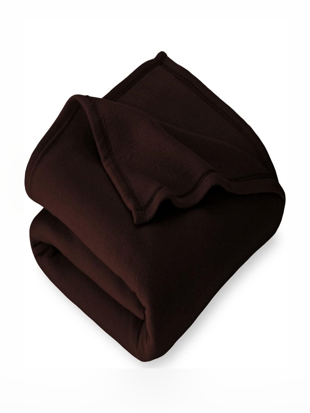 

CHICERY Brown Fleece Mild Winter 210 GSM Single Bed Blanket