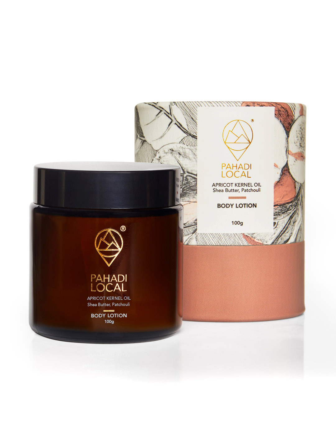 

Pahadi Local Apricot Kernel Oil Body Lotion With Shea Butter & Patchouli - 100g, Brown