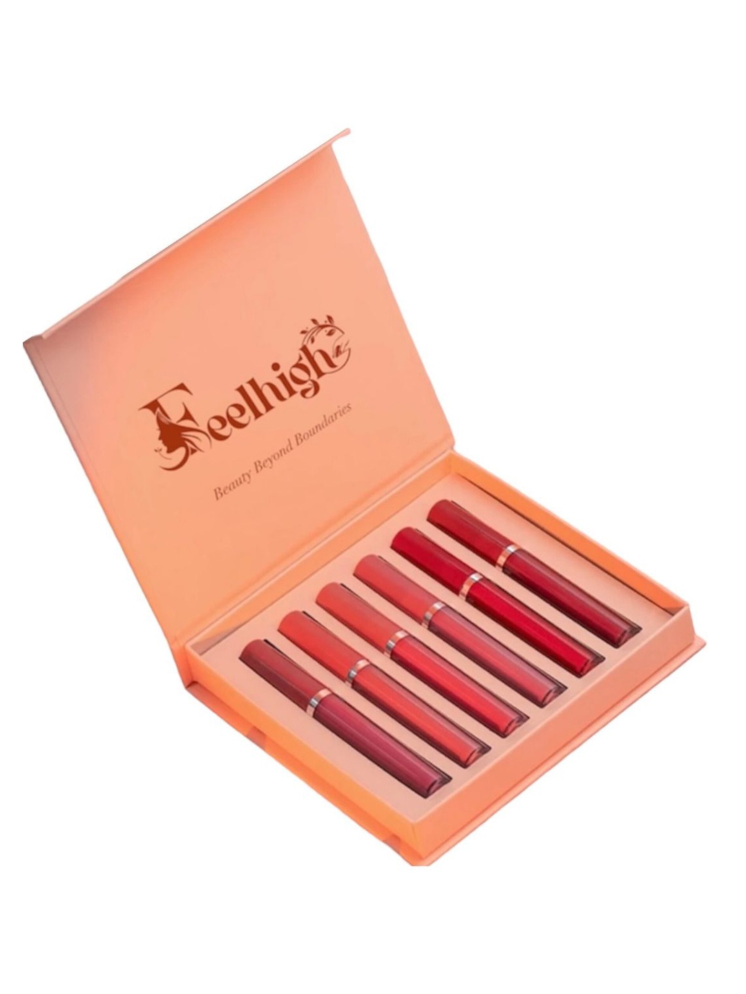 

FEELHIGH Set Of 6 Matte Liquid Lipstick - 2ml Each - Shade A, Red