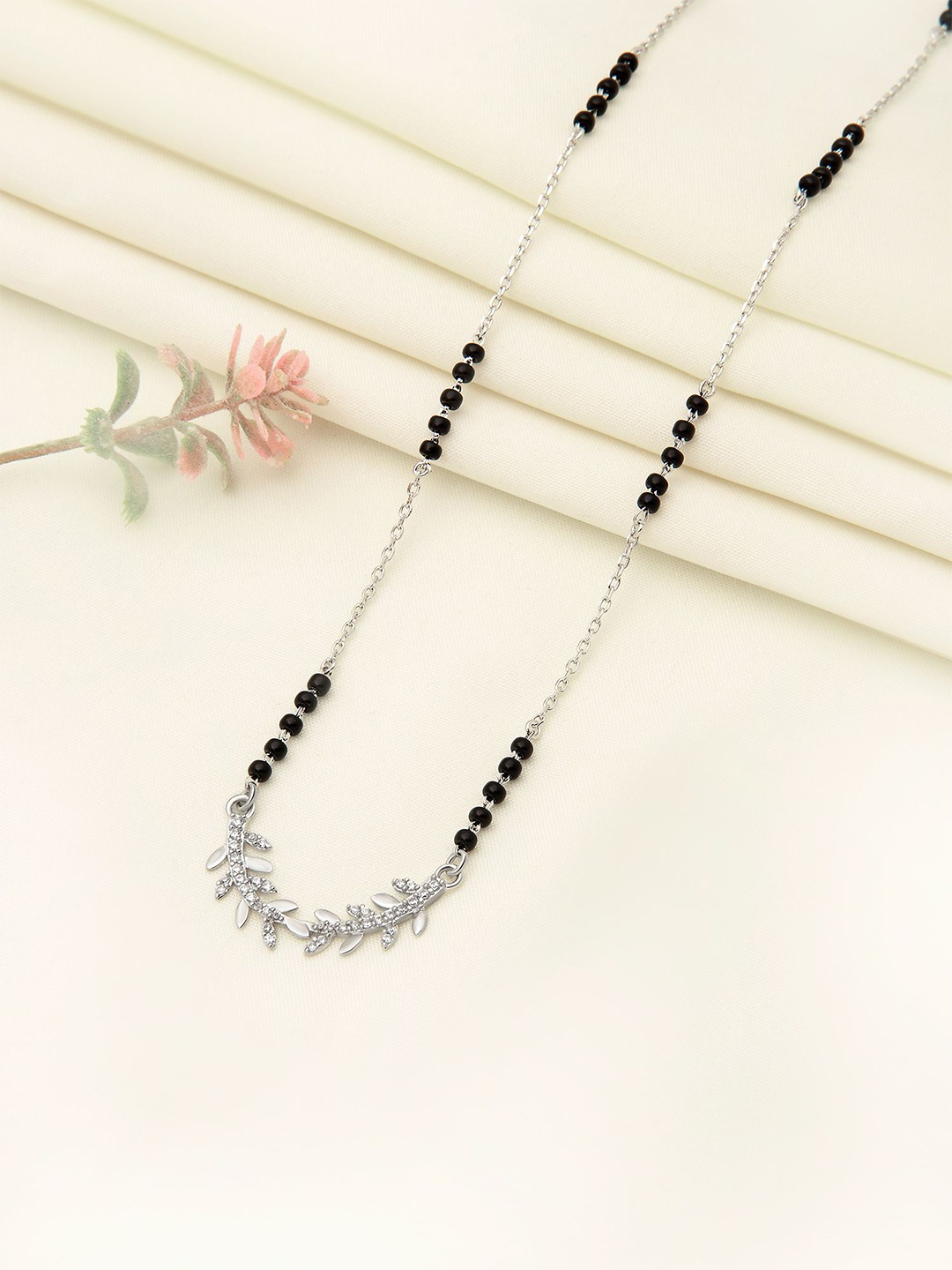 

SILBERRY Sterling Silver Rhodium-Plated Necklace