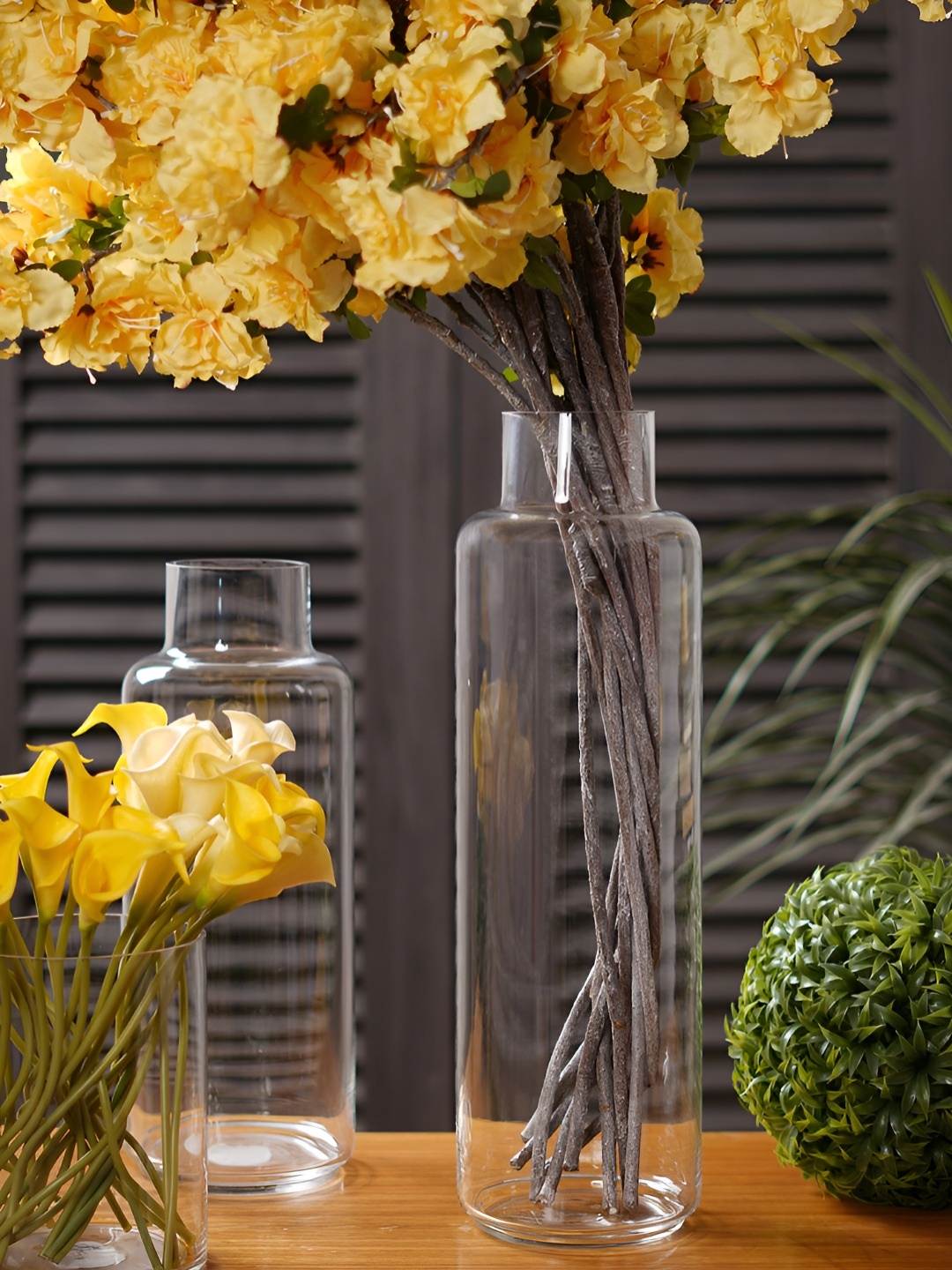 

Pure Home and Living Transparent Glass Vase