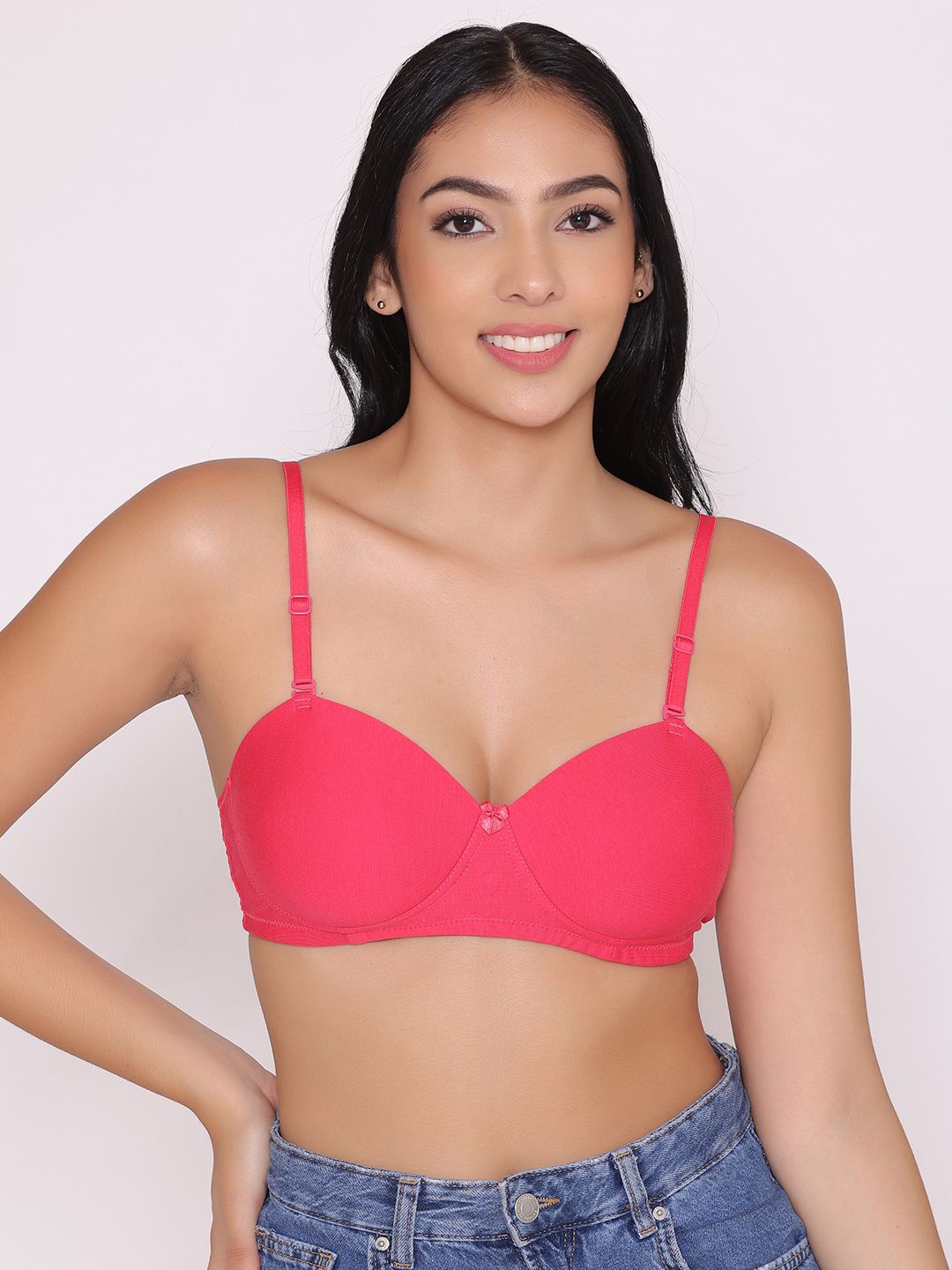 

INKURV Bra Medium Coverage Lightly Padded, Pink