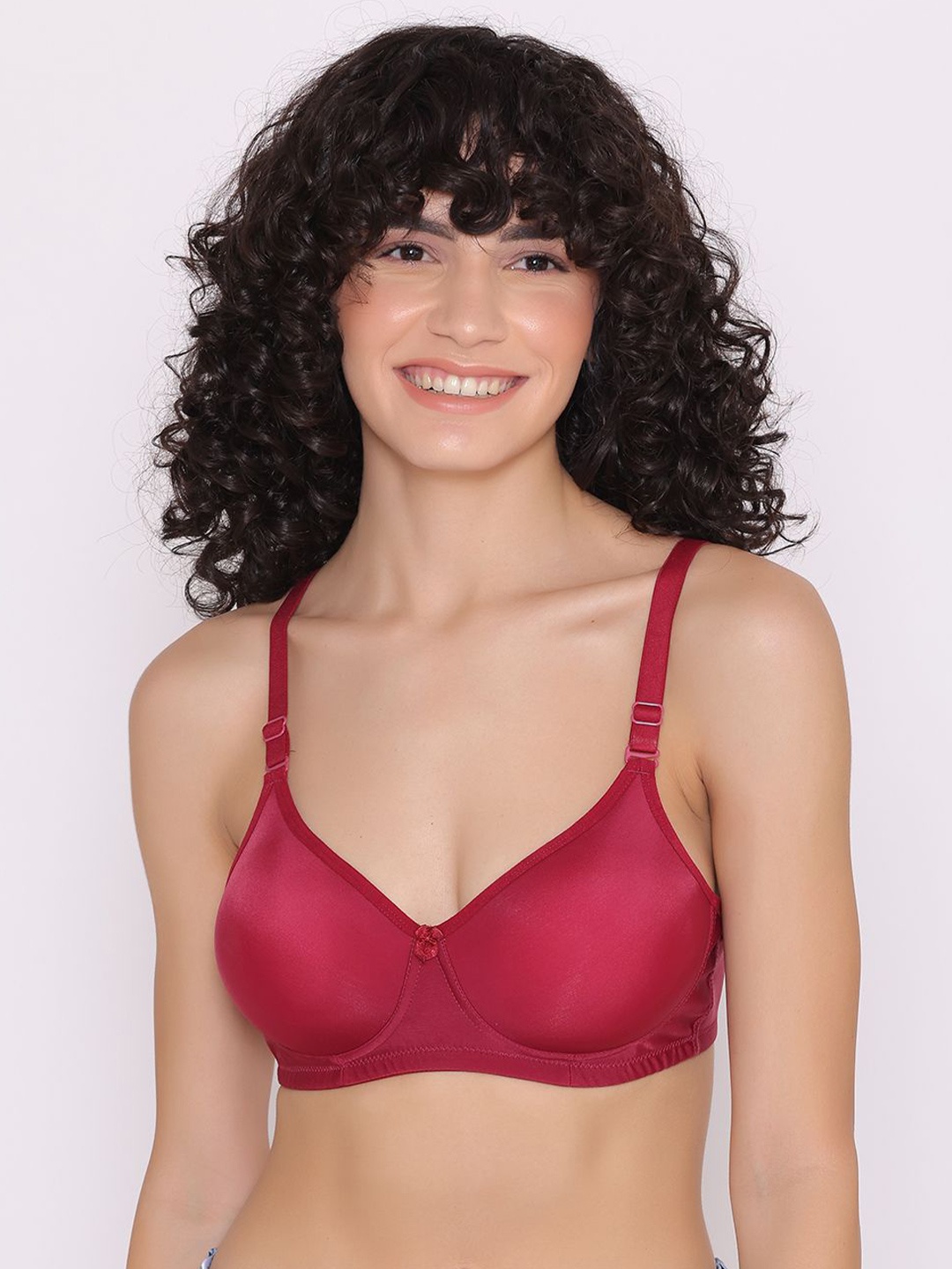 

INKURV Bra Medium Coverage Lightly Padded, Maroon