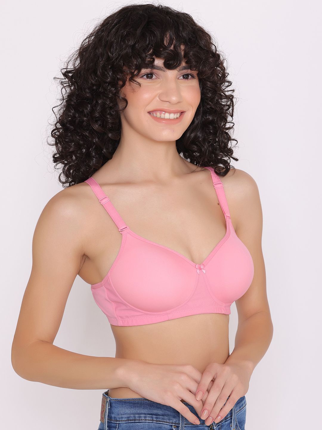 

INKURV Bra Medium Coverage Lightly Padded, Pink