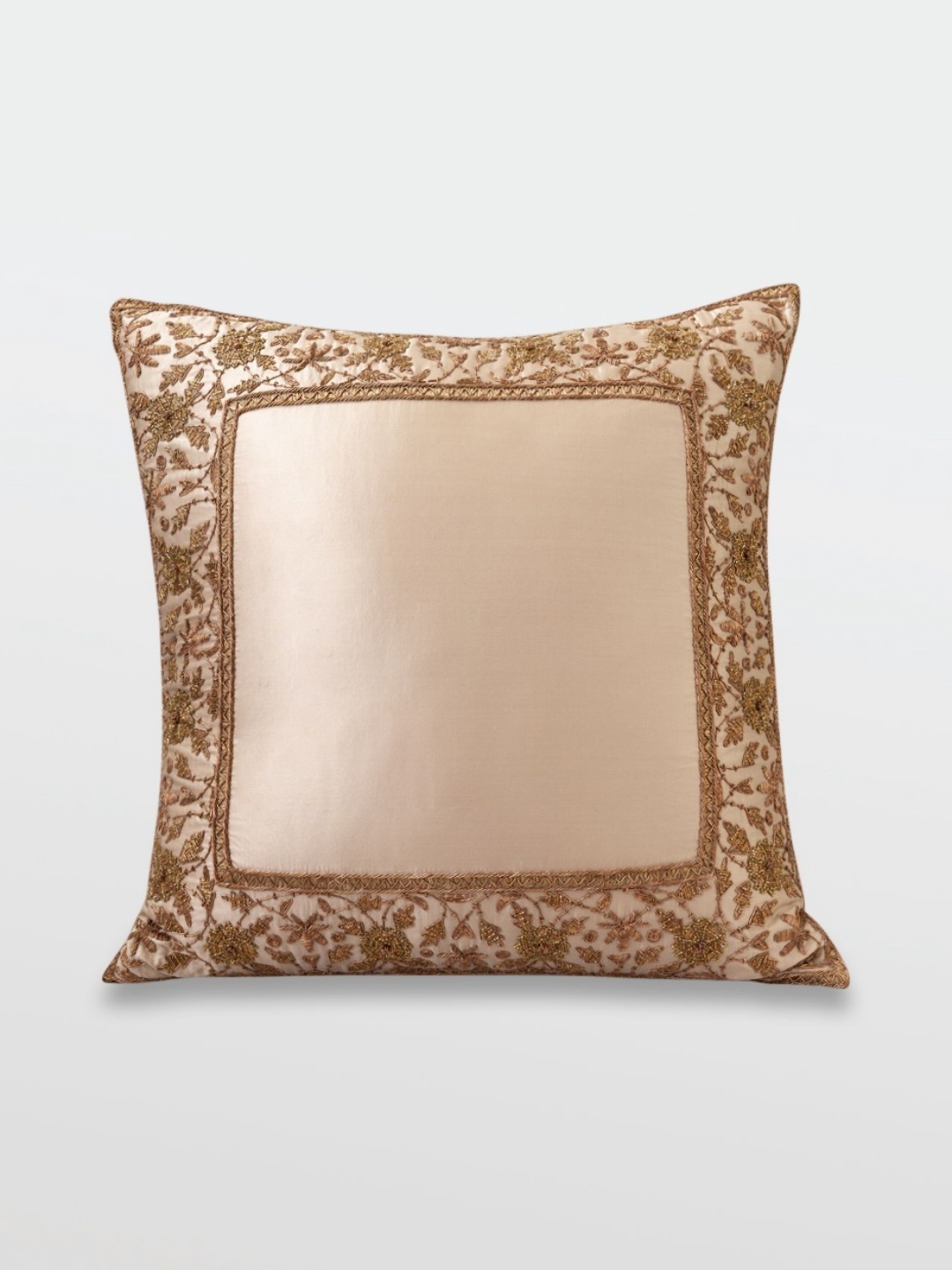 

Mirooh Beige Embroidered Cushions