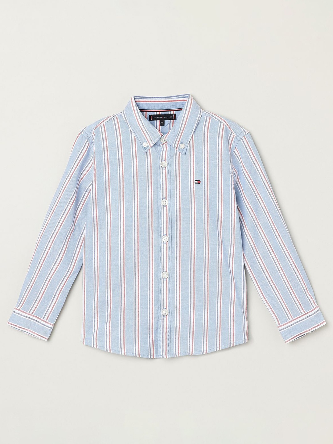 

Tommy Hilfiger Boys Opaque Checked Casual Shirt, Blue