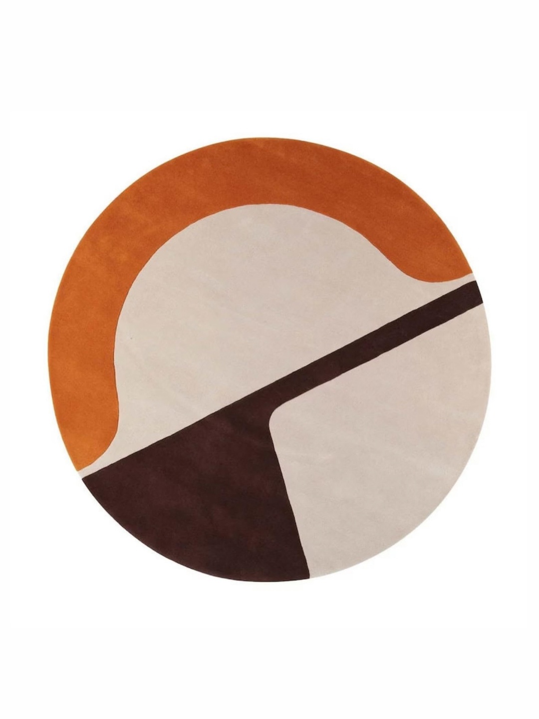 

Safiya Carpet Beige Abstract Hand-Tufted Woollen Carpets