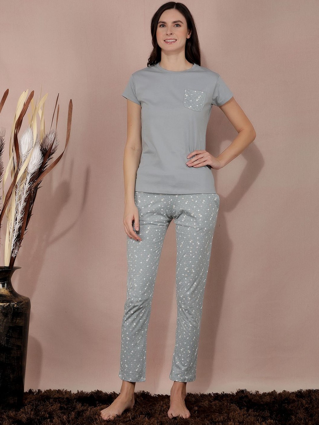

Dollar Missy Women Night suit, Grey