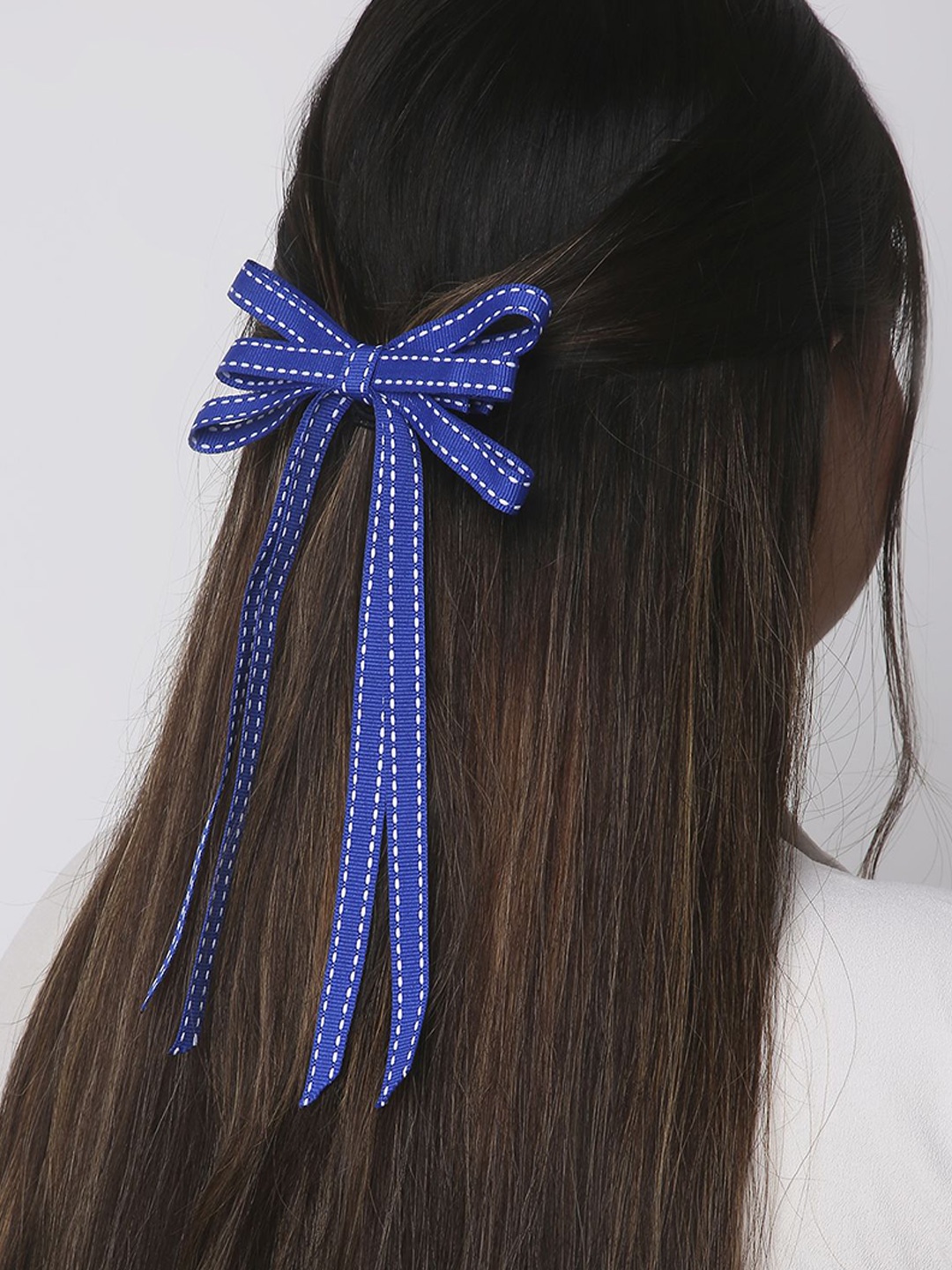 

Arendelle Women Alligator Hair Clip, Navy blue