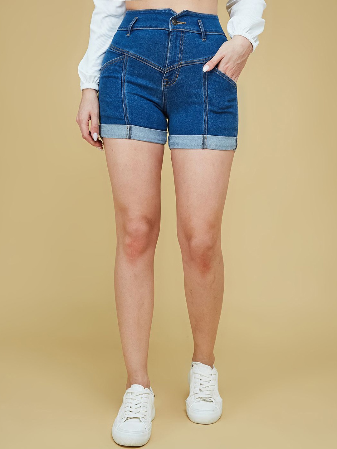 

The Roadster Lifestyle Co Relaxed-Fit Denim Shorts, Blue