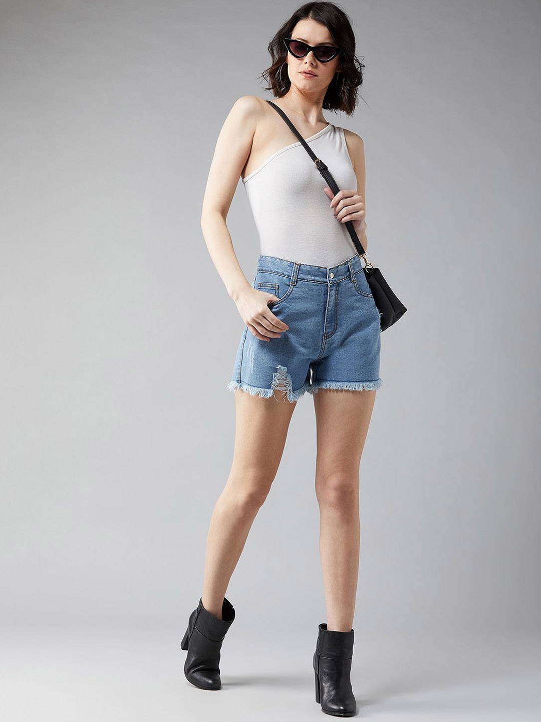 

The Roadster Lifestyle Co Relaxed-Fit Denim Shorts, Blue