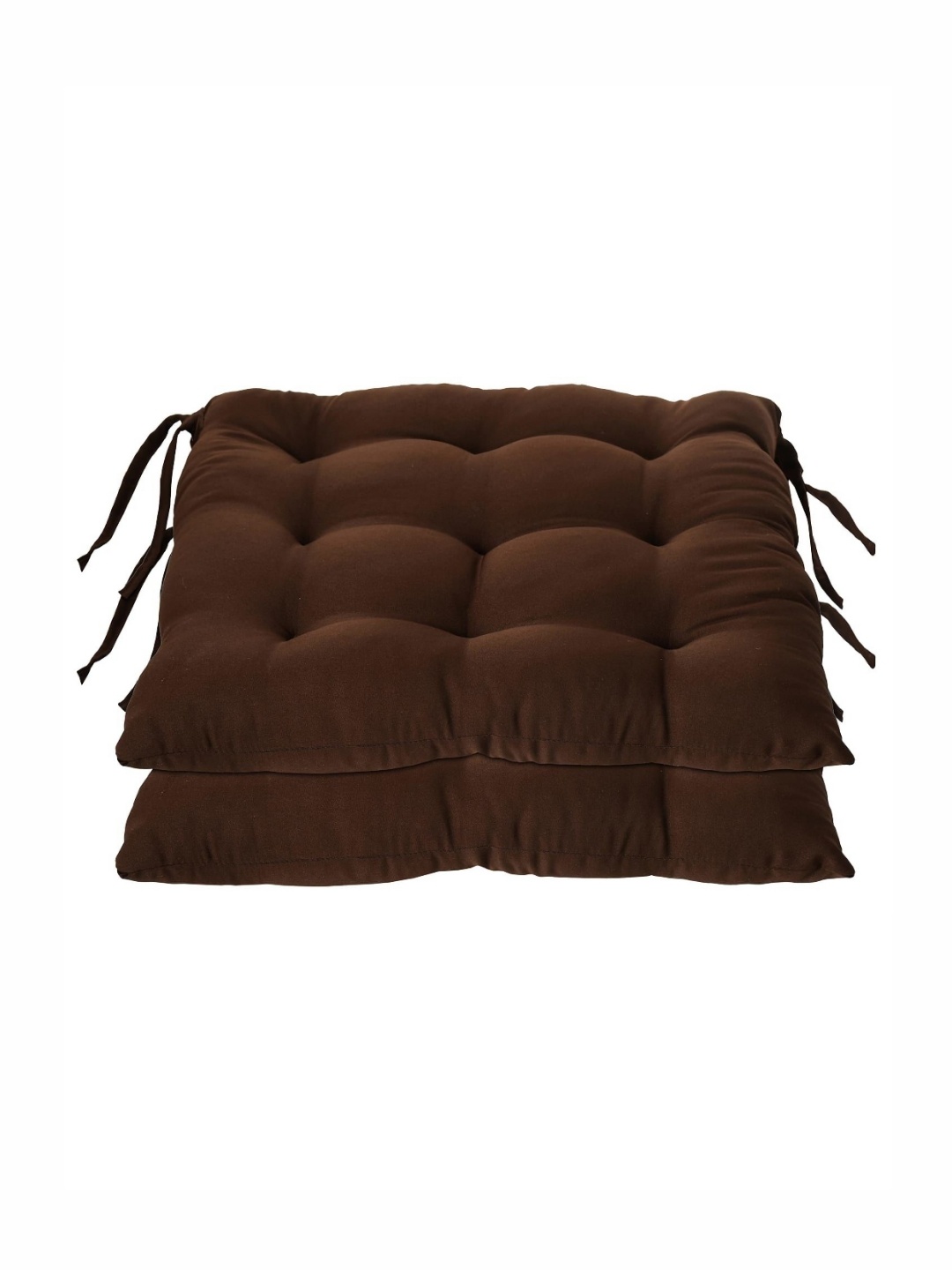 

Kuber Industries 2 Pcs Brown Chair Cushions
