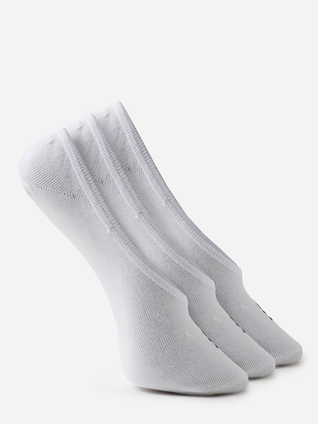 United Colors of Benetton Kids Pack Of 3 Shoe Liner Socks, White