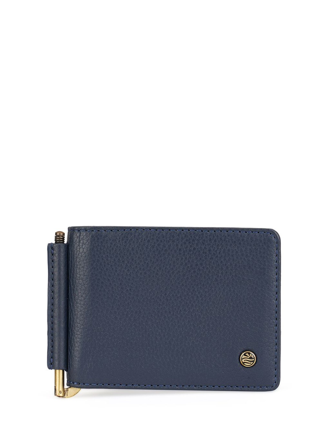 

PERQUISITE Men Monarch Navy Money Clip Wallet, Navy blue