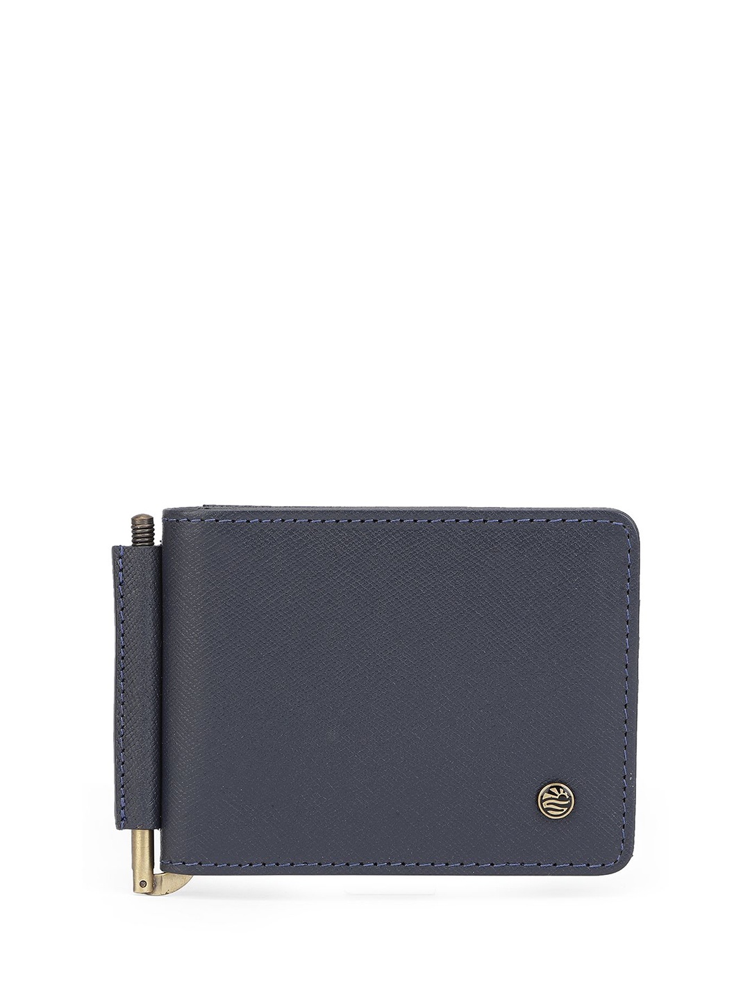 

PERQUISITE Men Monarch Navy Money Clip Wallet, Blue