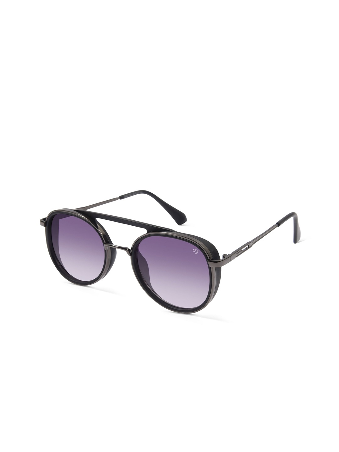 

Woggles Unisex Round Sunglasses with UV Protected Lens, Purple