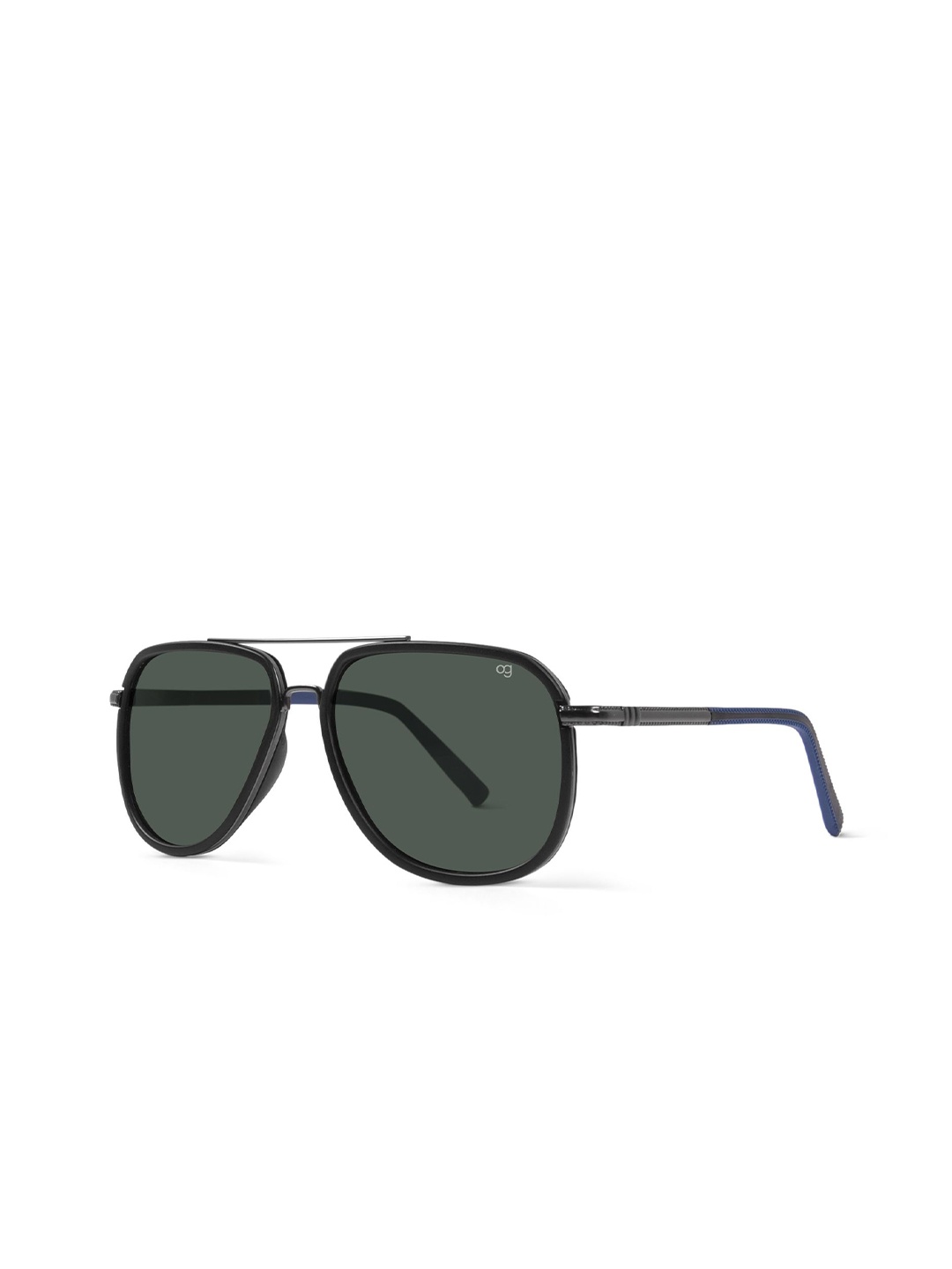 

Woggles Unisex Aviator Sunglasses with Polarised and UV Protected Lens, Green