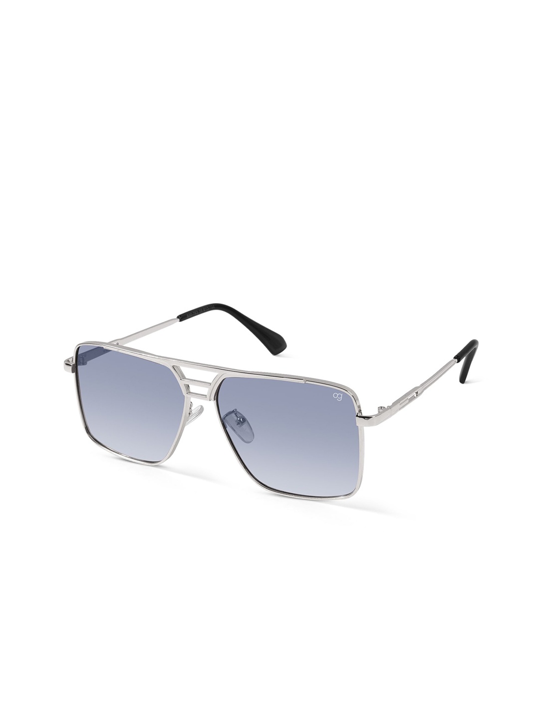 

Woggles Unisex Square Sunglasses with UV Protected Lens, Blue