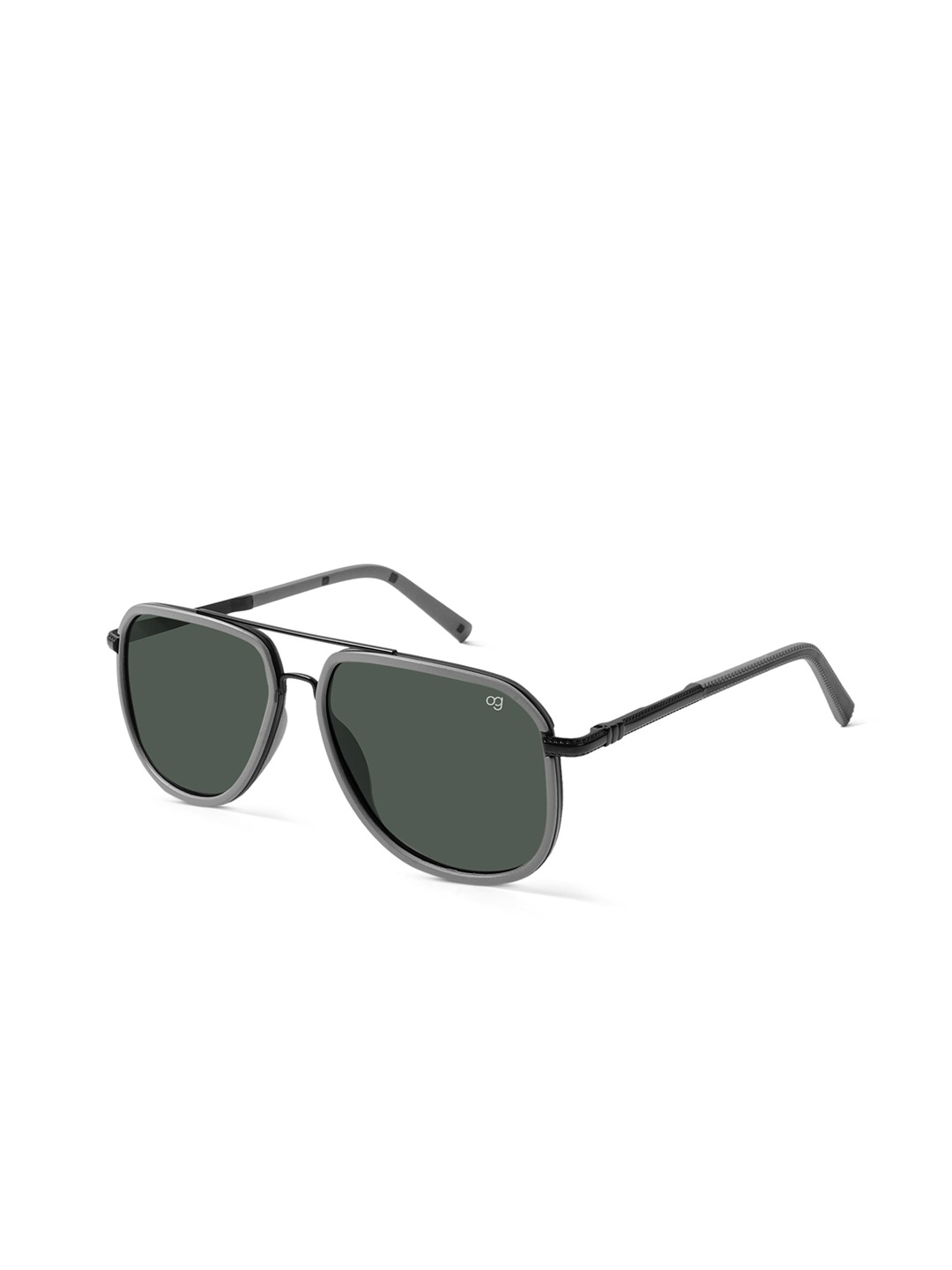 

Woggles Unisex Aviator Sunglasses with Polarised and UV Protected Lens, Green