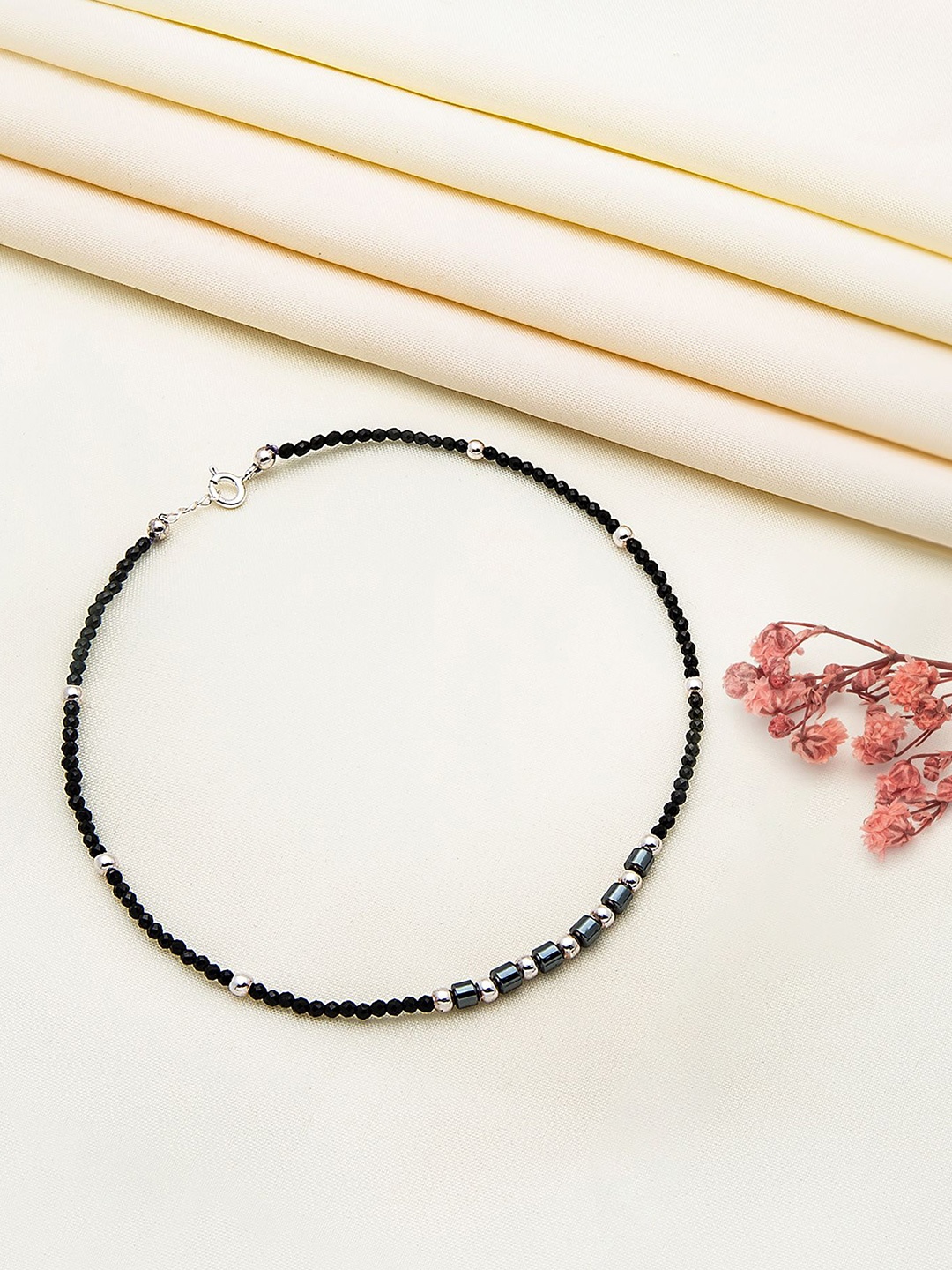 

SILBERRY Rhodium-Plated Anklet, Silver