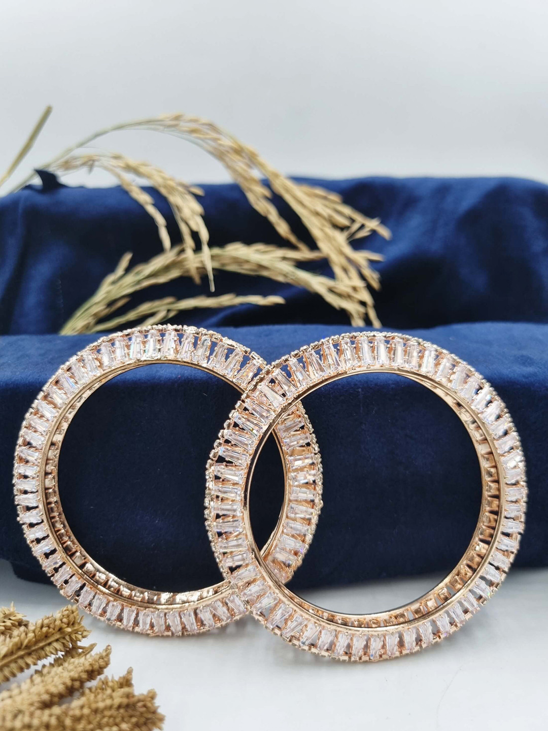 

Anouk Set Of 2 Gold-Plated AD Studded Bangle