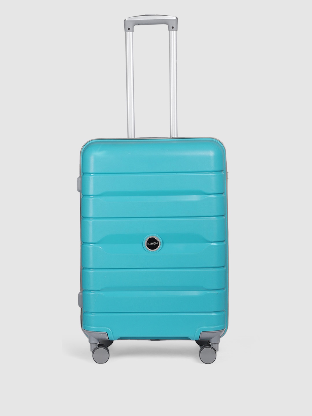 

Teakwood Leathers AB 360 Degree Rotation Hard Medium-Sized Trolley Bag 32L, Blue