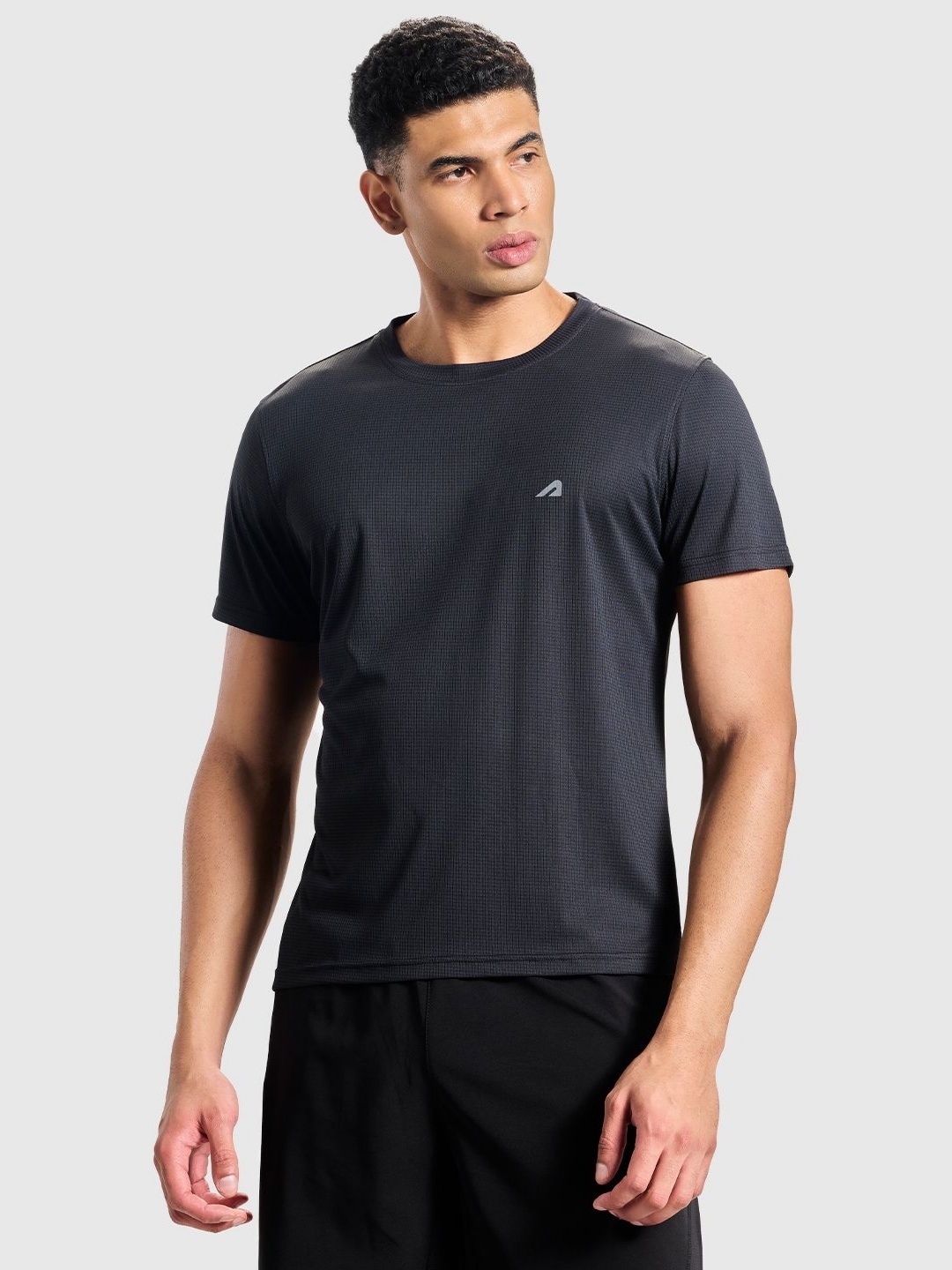 

BOLDFIT Men Anti Odor Gym Tshirt, Black