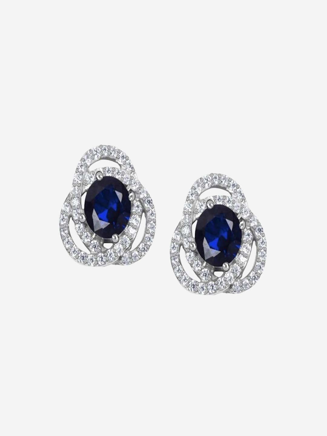 

BRD Jewelry Silver-Plated Studs Earrings