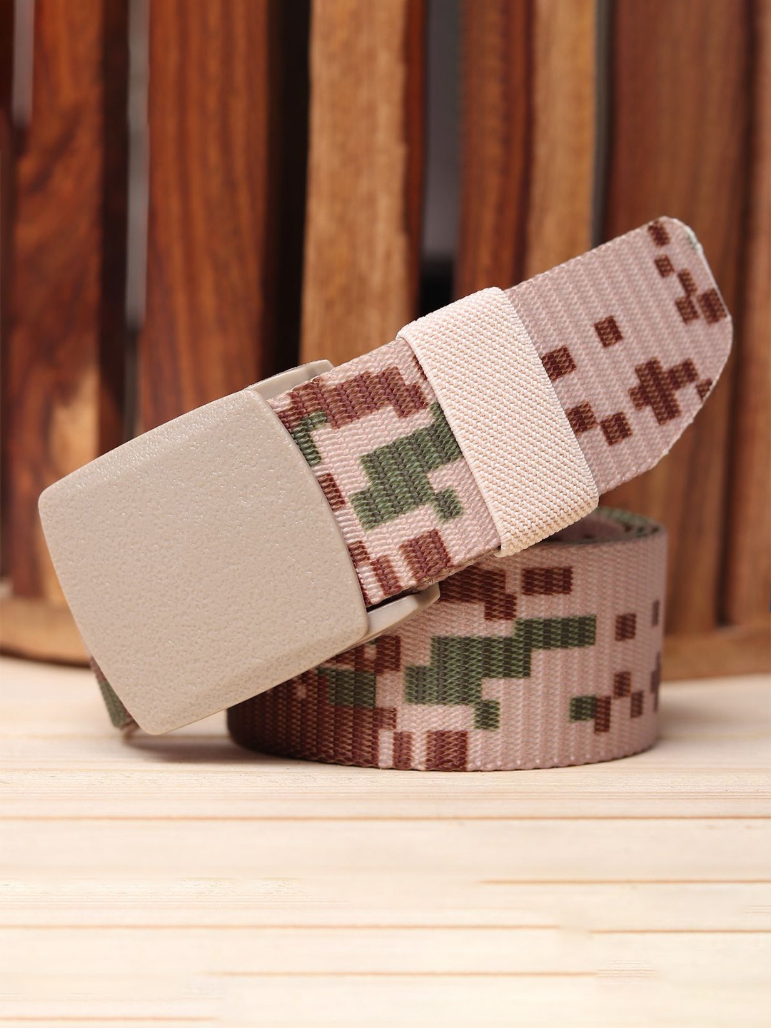 

WINSOME DEAL Men Belt, Beige