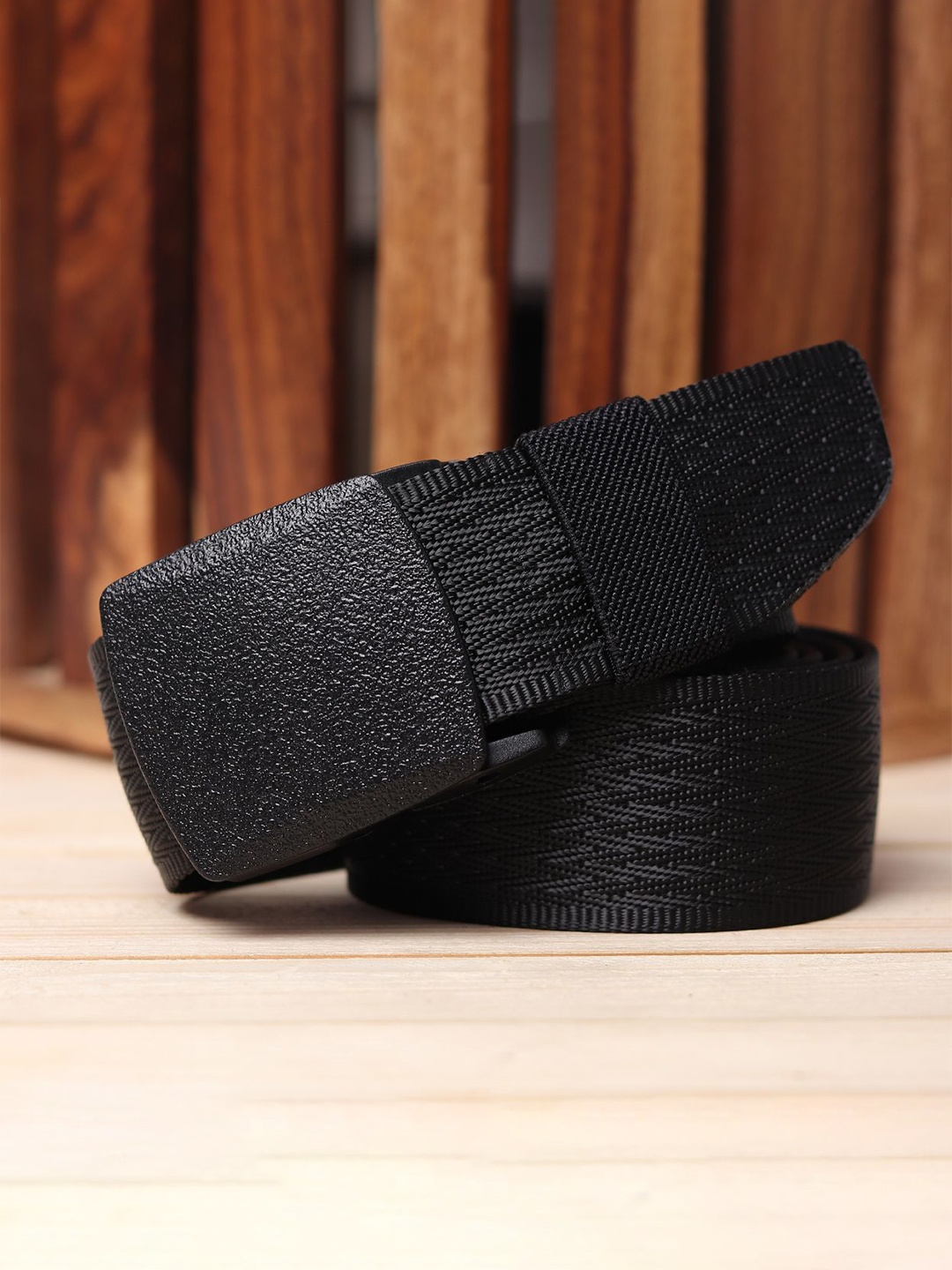 

WINSOME DEAL Men Belt, Black