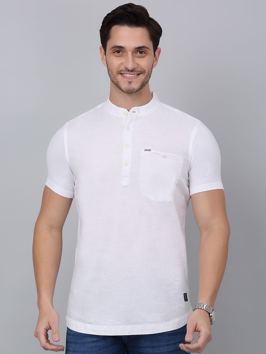 

Cantabil Men Chikankari Kurta, White