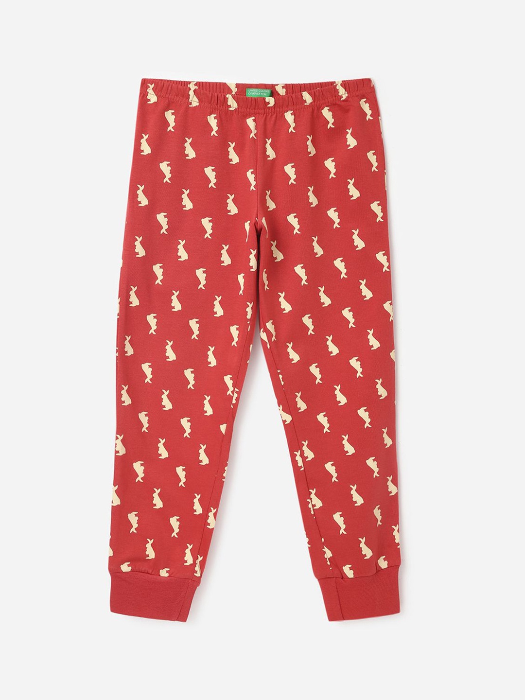 

United Colors of Benetton Boys Printed Night suit, Red