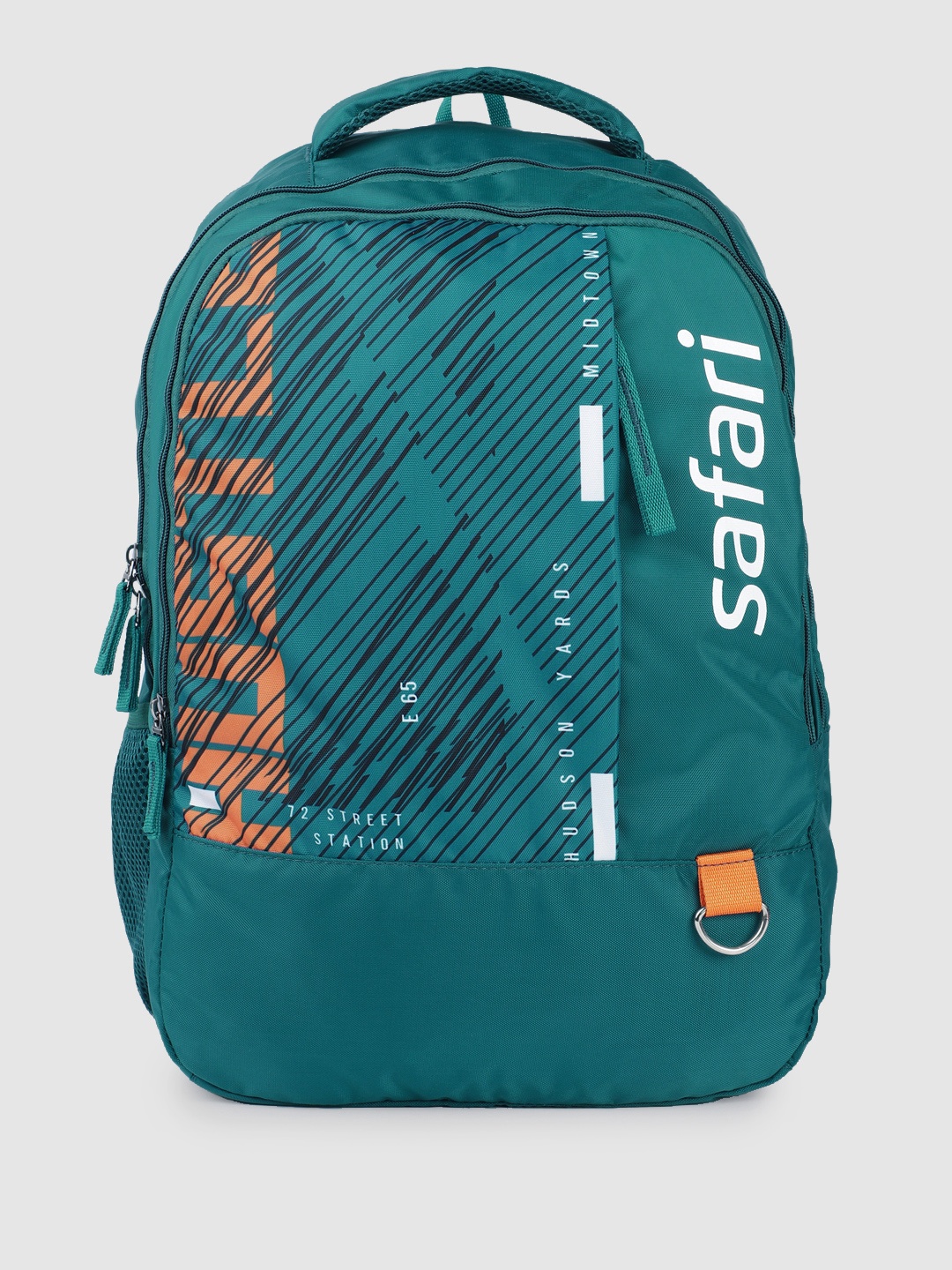 

Safari Unisex Hustle Graphic Printed Backpack, Teal