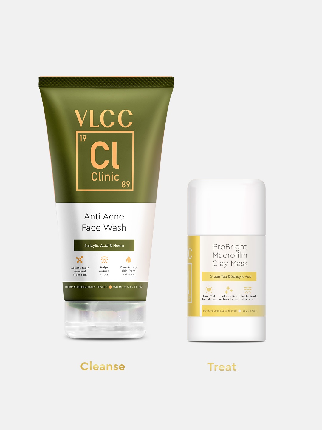 

VLCC Clinic Acne & Oil Control Combo, Yellow