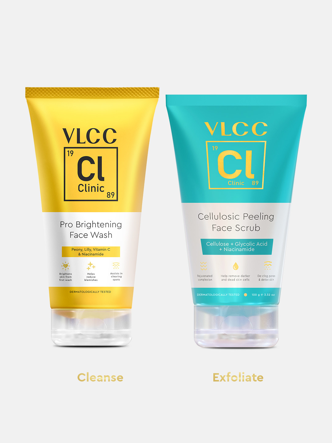 

VLCC Clinic Clean & Bright Skin Combo, Turquoise blue