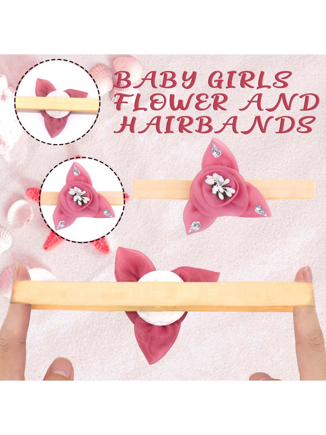 

Softwrap Women Embellished Hairband, Pink