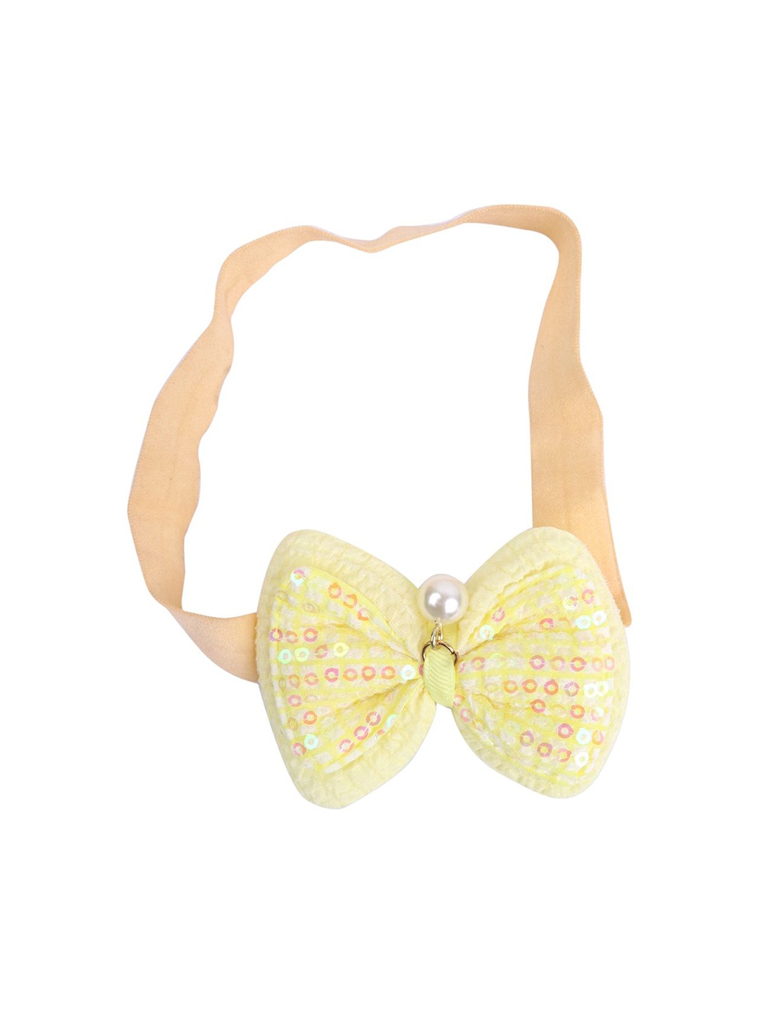 

Softwrap Women Embellished Hairband, Yellow