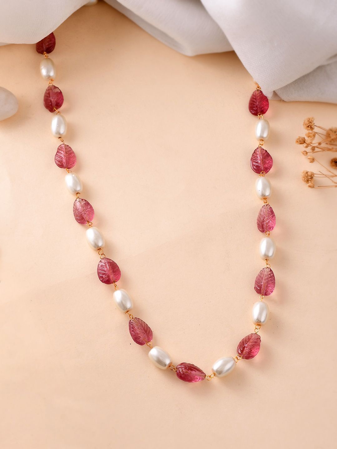 

Silvermerc Designs Brass Gold-Plated Handcrafted Necklace