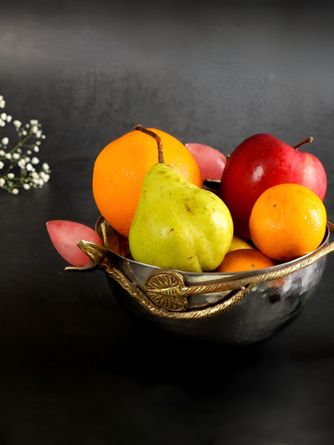 

THE HOME CO. Lotus Fruit Serving Bowl, Pink
