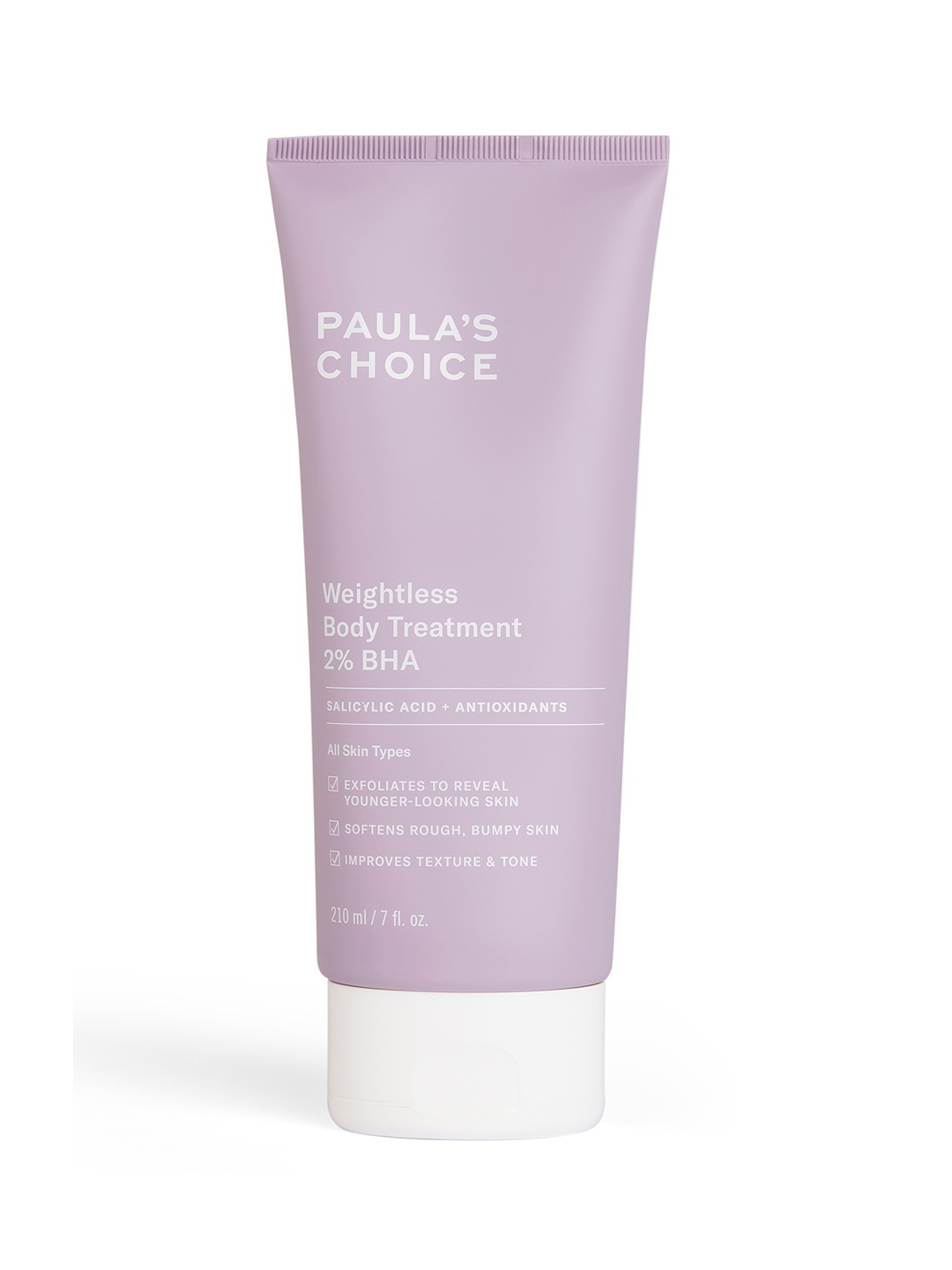 

Paulas Choice Weightless Body Treatment Lotion 2% BHA - 210ml, White