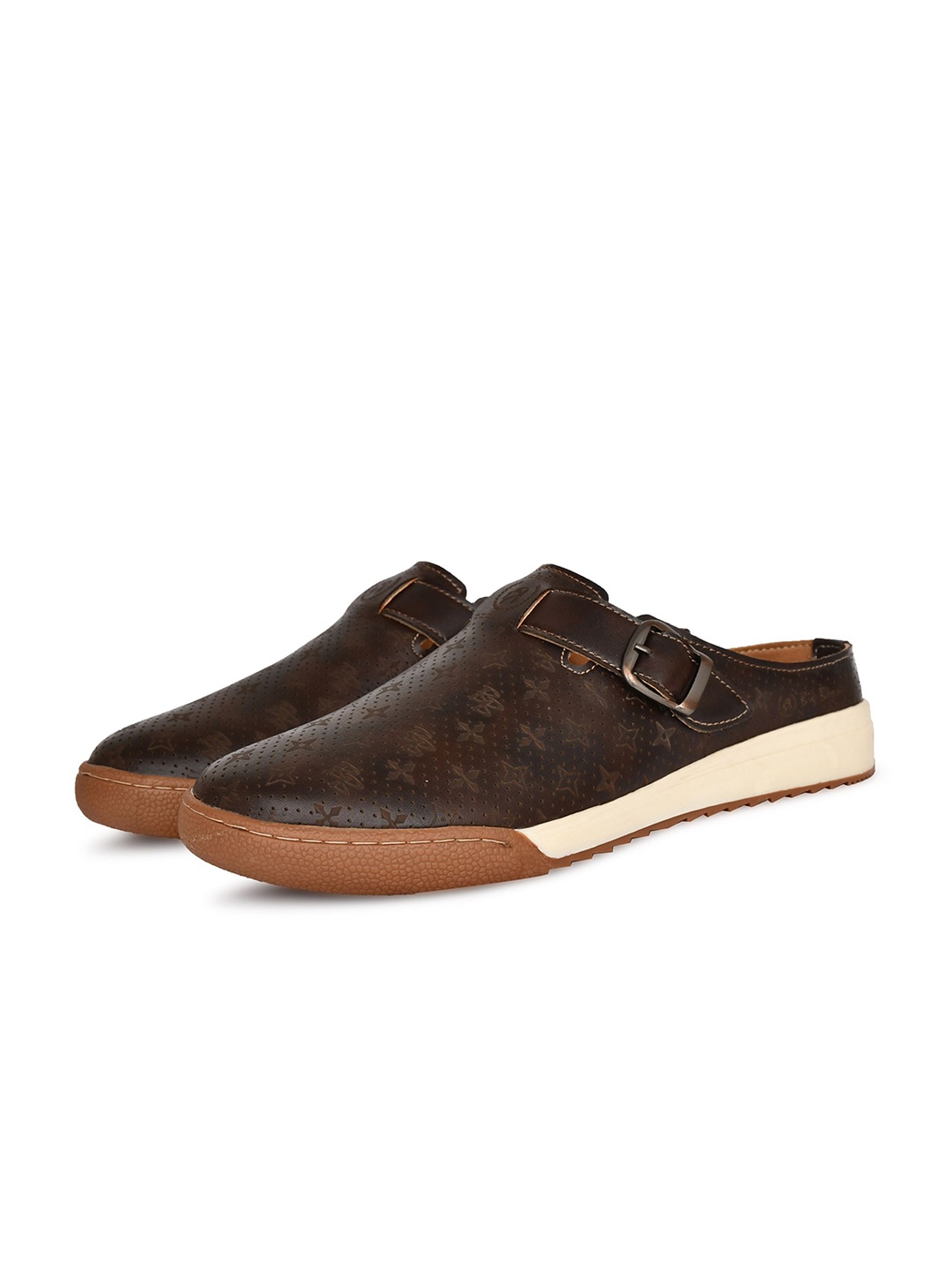 

Big Boon Men Perforations Slip-On Sneakers, Bronze