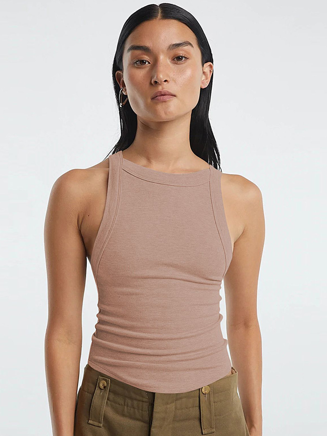 

LULU & SKY Striped Top, Khaki