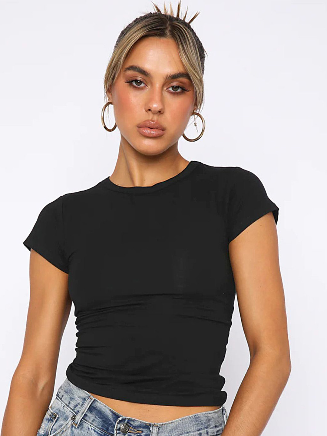 

LULU & SKY Crop Top, Black