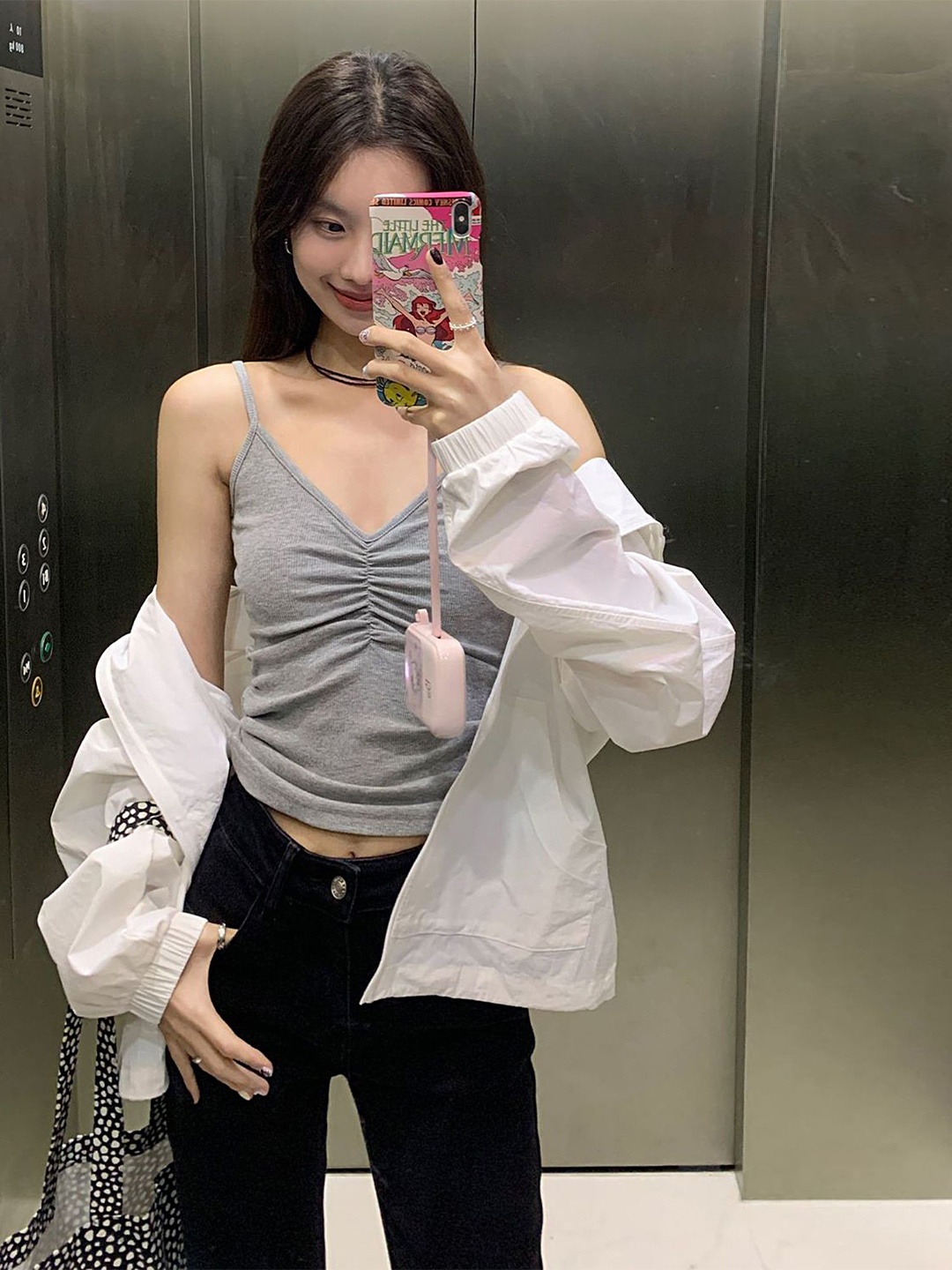 

LULU & SKY Top, Grey